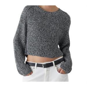 NEW CLOSED pure organic cotton crew neck sweater in black